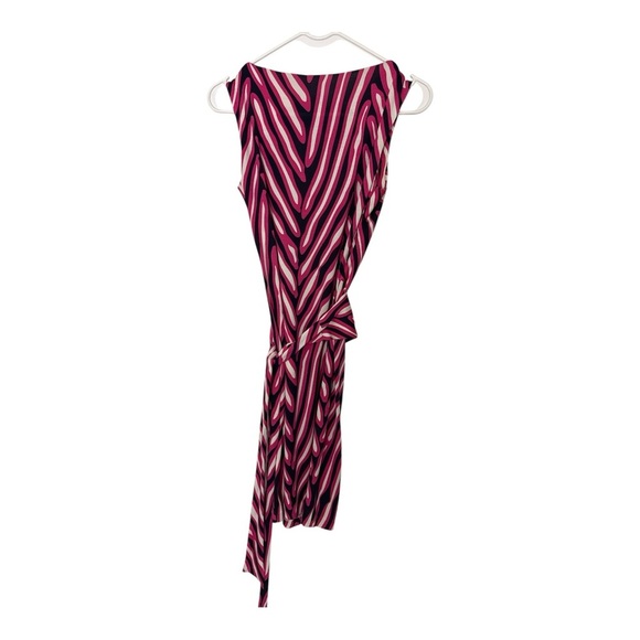Diane Von Furstenberg Pink and Red Midi Dress - Picture 2 of 5